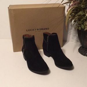 Lucky Brand Boide Leather Ankle Boots